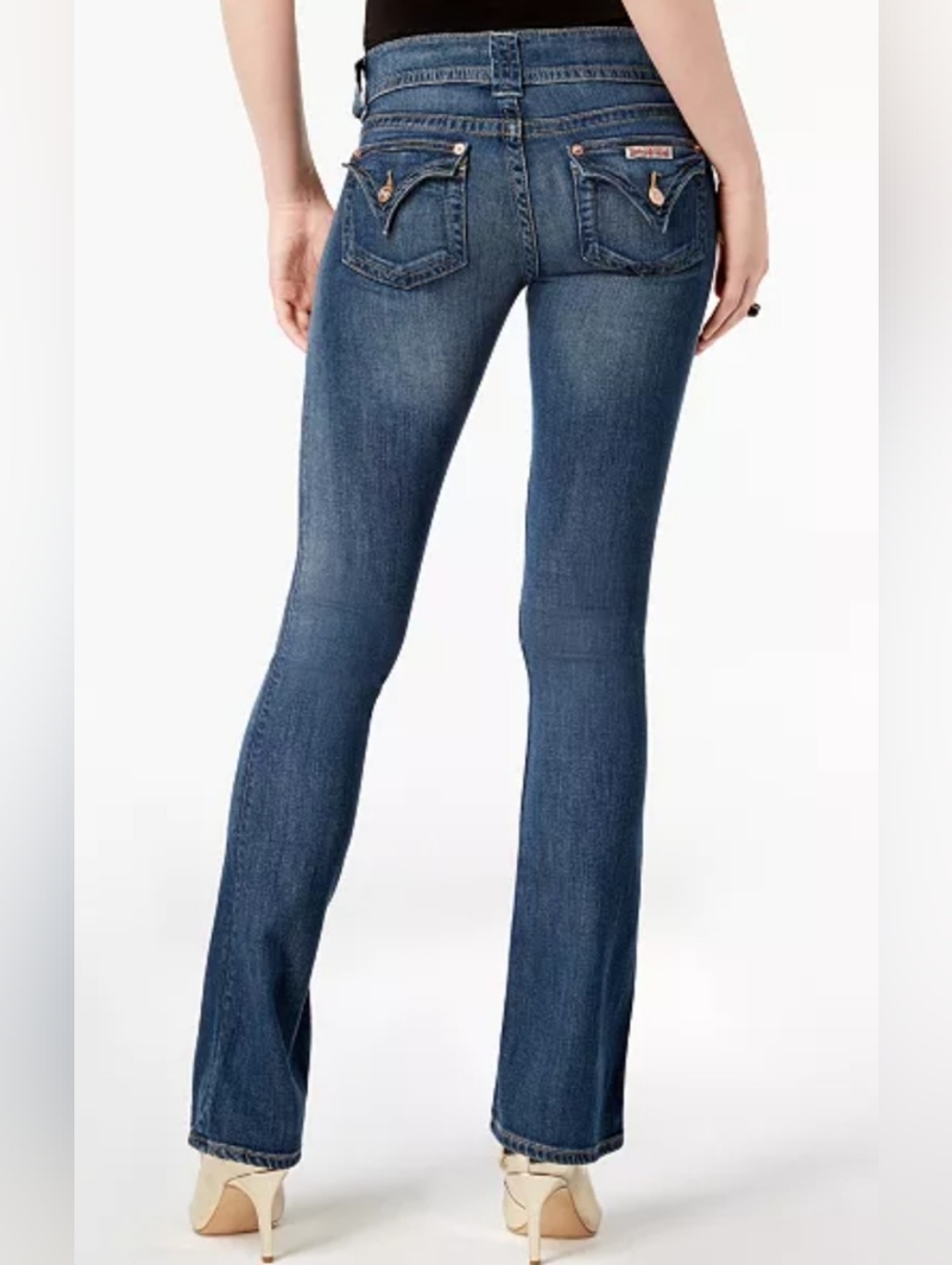 Dark Wash Women’s Bootcut Hudson Jeans - Classic Denim - Picture 3 of 8